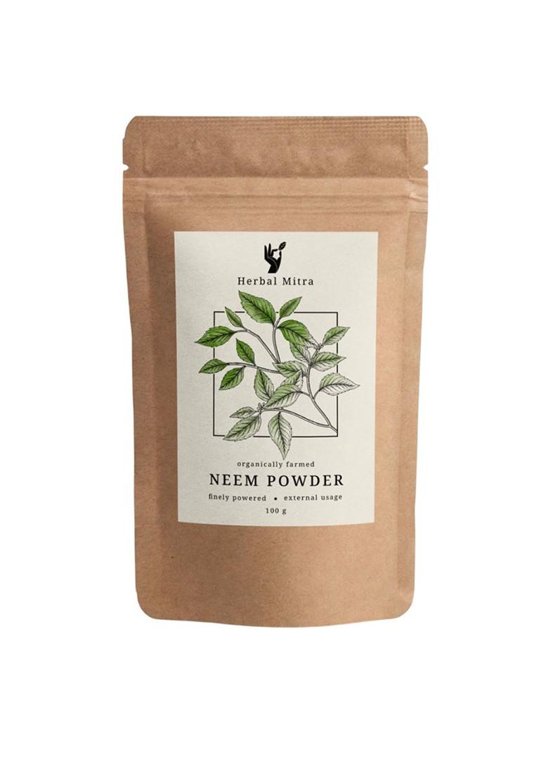 Herbal Mitra Pure Neem Powder For Skin Hair 100 G