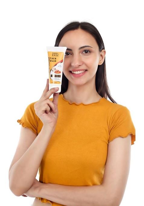 Dermease Haldi Chandan Face Wash For Anti Blemishes De Pigmentation 100 Ml