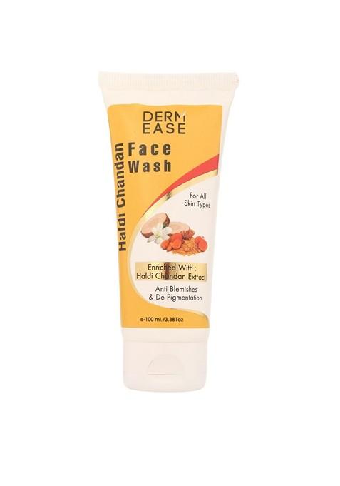 Dermease Haldi Chandan Face Wash For Anti Blemishes De Pigmentation 100 Ml