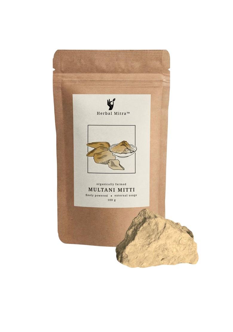 Herbal Mitra Pure Multani Mitti Powder Face Pack 100G