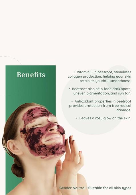 Herbal Mitra Set Of 2 Beetroot Powder Multani Mitti Face Pack 100 G Each