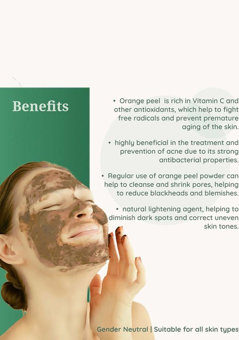 Herbal Mitra Set Of 2 Orange Peel Beetroot Powder For Face Pack 100 G Each