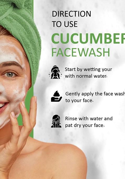 7Daysnatural Natural Cucumber Face Wash With Neem Extract Vitamin E 100 Ml