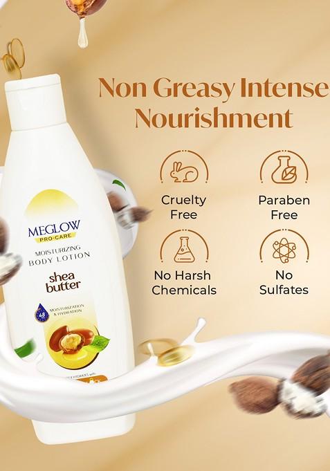 Meglow Set Of 5 Shea Butter Moisturizing Body Lotion 150 Ml Each