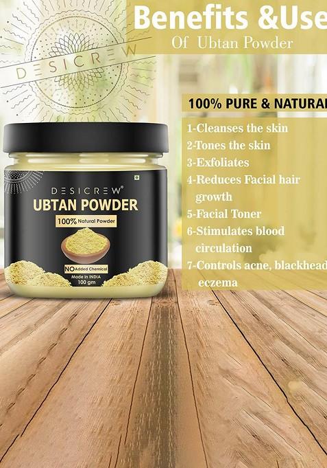 Desi Crew Set Of 4 Ubtan Powder Mask For Acne 100 G Each