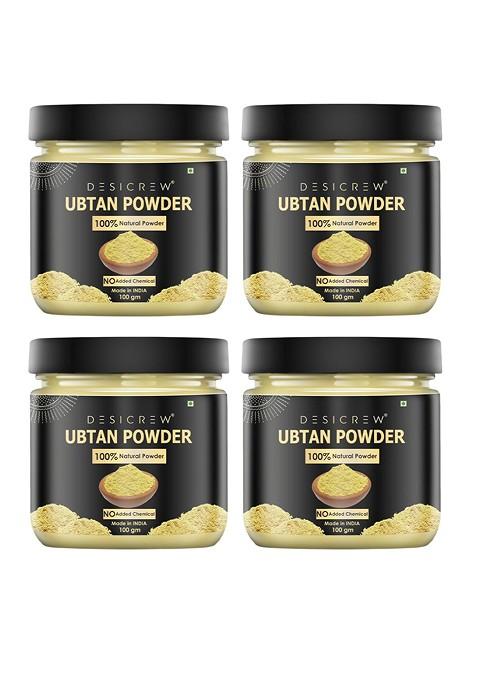 Desi Crew Set Of 4 Ubtan Powder Mask For Acne 100 G Each
