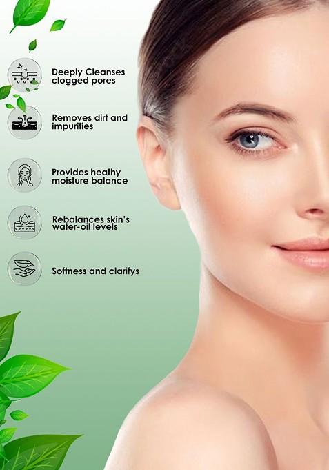 Mancode Tea Whitening Anti Acne Face Wash With Neem Salicylic Acid 100 Ml