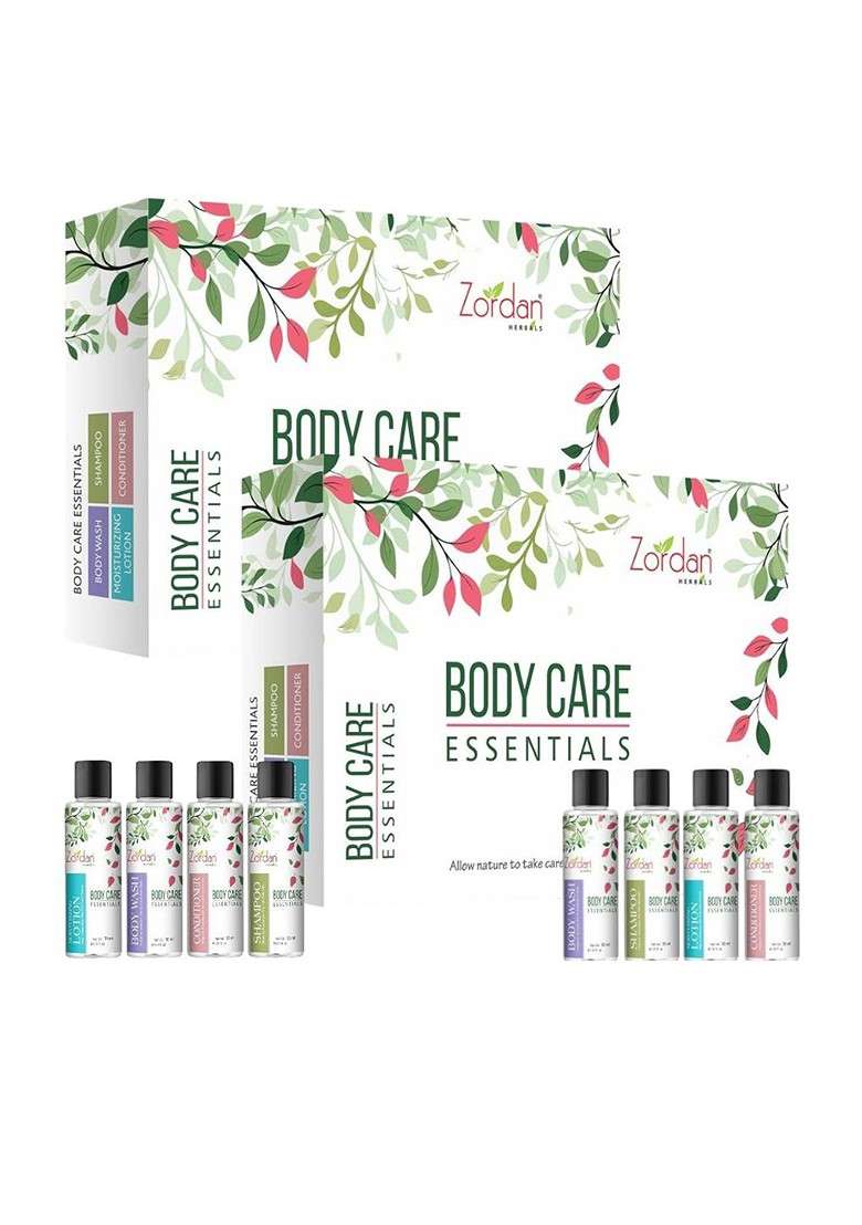 Zordan Set Of 4 Body Wash Shampoo Lotion Conditioner 30 Ml Each - Indya