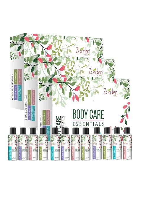 Zordan Set Of 4 Body Wash Shampoo Lotion Conditioner 30 Ml Each