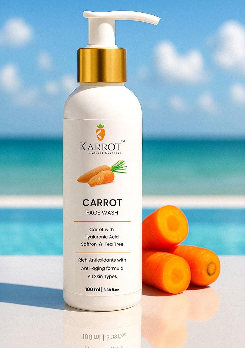 Karrot Natural Skincare Carrot Hydrating Face Wash For Dry Skin 100 Ml