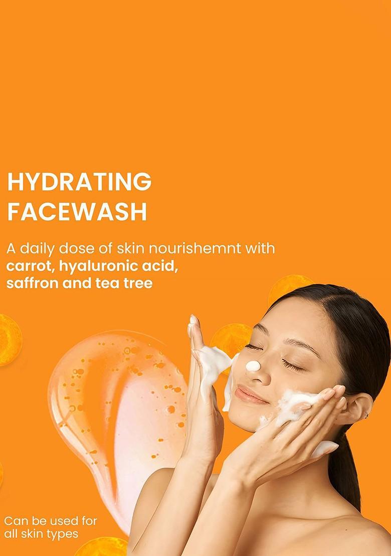 Karrot Natural Skincare Carrot Hydrating Face Wash For Dry Skin 100 Ml
