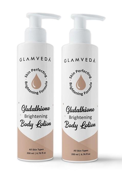 Glamveda Set Of 2 Kojic Acid Alpha Arbutin Body Lotion 200 Ml Each