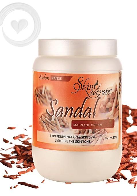 Skin Secrets Cruelty Free Sandal Massage Cream For Rejuvenation Cure 800 G