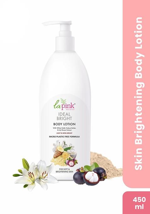 La Pink Ideal Bright Non Greasy Body Lotion For Soft Brightening Skin 450 Ml