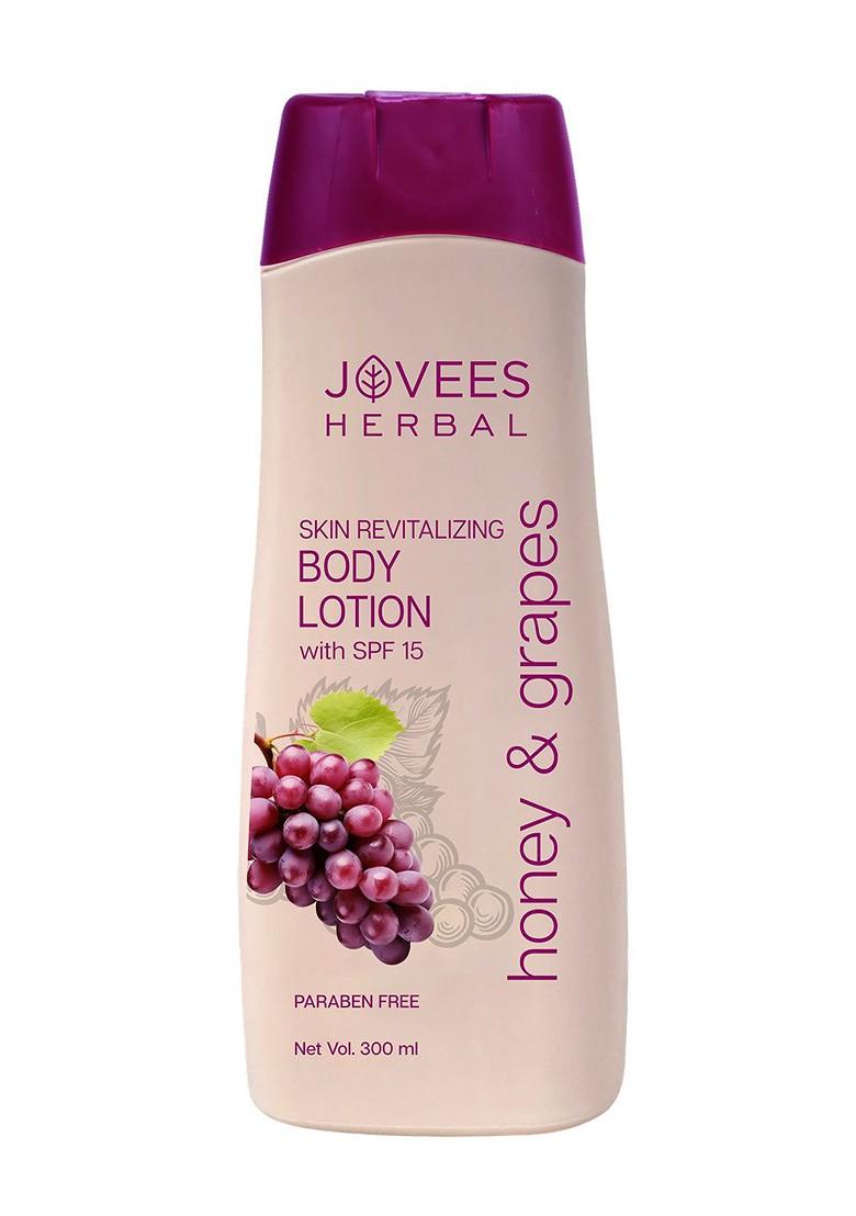 Jovees Honey Grape Skin Revitalizing Body Lotion With Spf 300 Ml