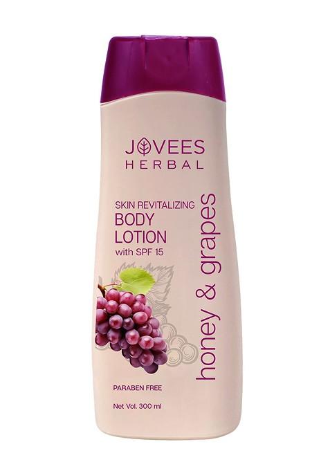 Jovees Honey Grape Skin Revitalizing Body Lotion With Spf 300 Ml