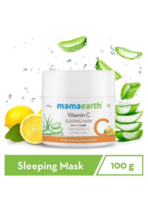 Mamaearth Vitamin C Sustainable Sleeping Mask For Skin Illumination 100 G