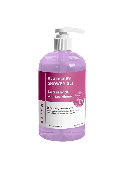 Kaiva Blue Berry Shower Gel Enriched With Vitamin E Rejuvenates Refreshes Skin 300 Ml