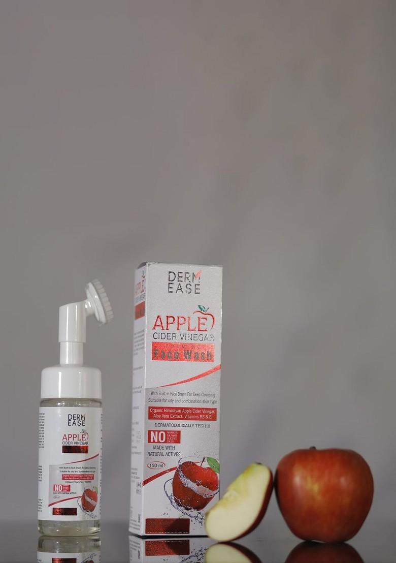 Dermease Apple Cider Vinegar Foaming Face Wash With Aloevera 150 Ml