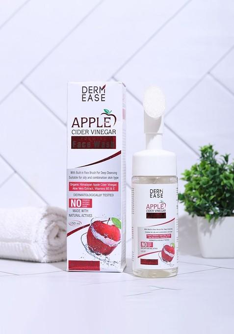 Dermease Apple Cider Vinegar Foaming Face Wash With Aloevera 150 Ml