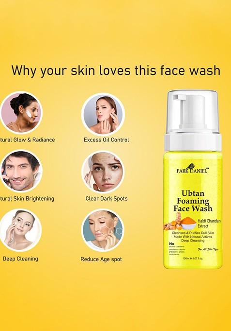 Park Daniel Ubtan Foaming Face Wash With Vitamin E 150 Ml
