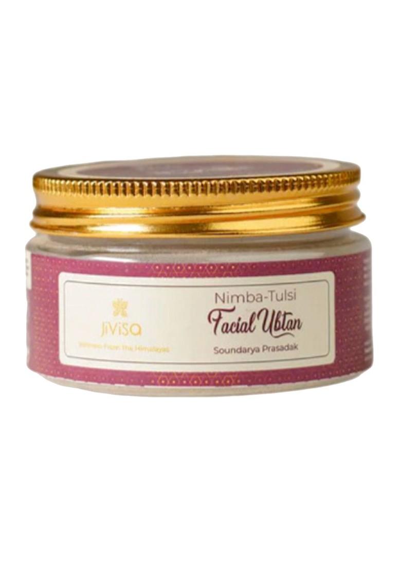 Jivisa Nimba Tulsi Ubtan Face Pack K For Natural Glow And Cleansing 50 G