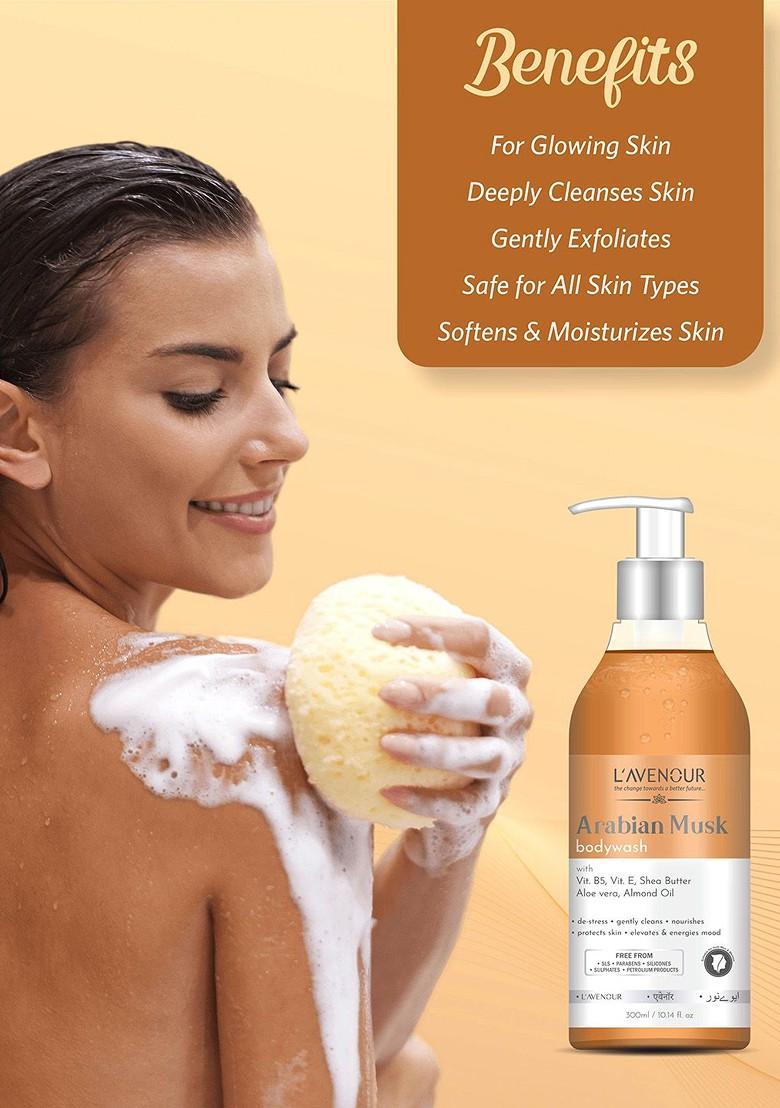 L'Avenour Arabian Musk Body Wash For Deep Cleansing With Shea Butter 300 Ml
