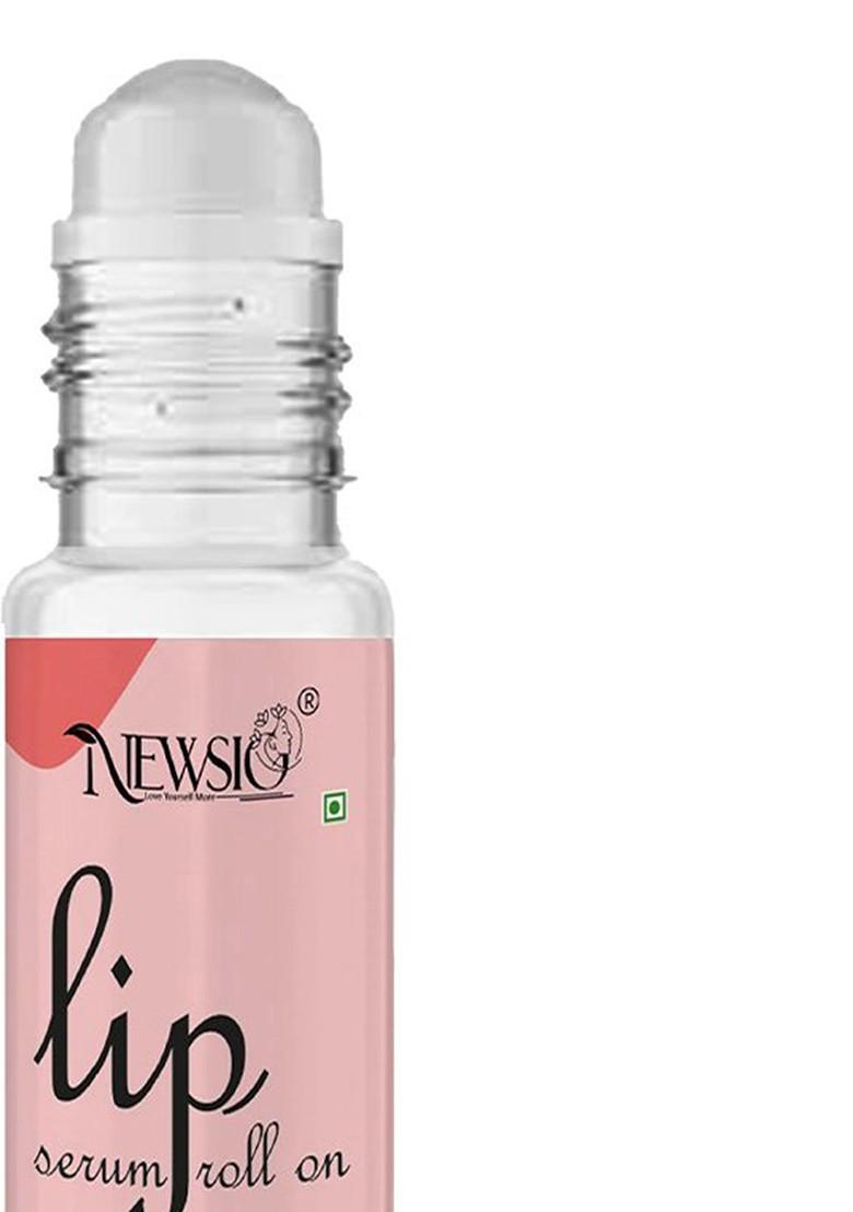 Newsio Set Of 4 Roll On Lip Serum For Softening Repair 10 Ml Each Strawberry