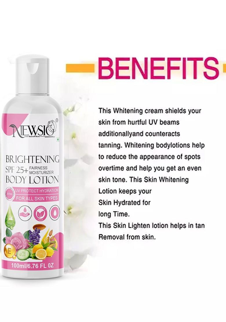 Newsio Brightening Spf 25 Body Lotion For Uv Protection 100 Ml