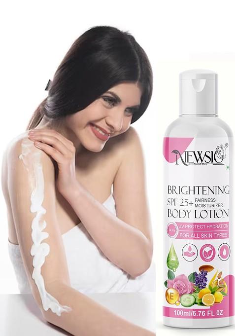 Newsio Brightening Spf 25 Body Lotion For Uv Protection 100 Ml