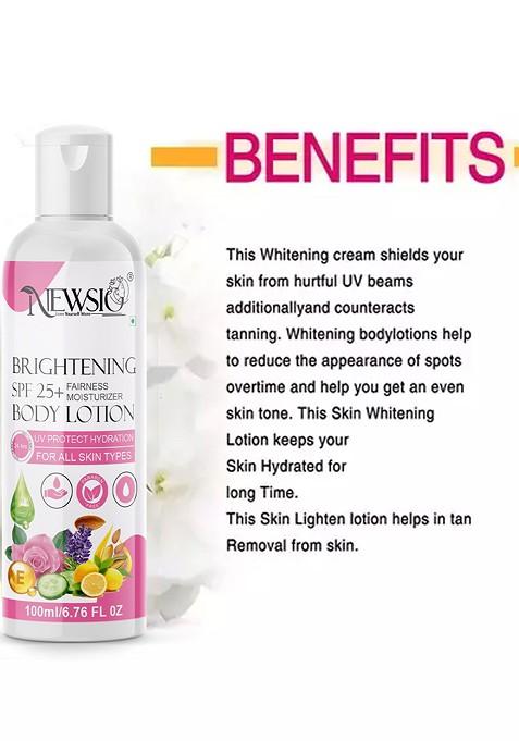 Newsio Brightening Spf 25 Body Lotion For Uv Protection 100 Ml