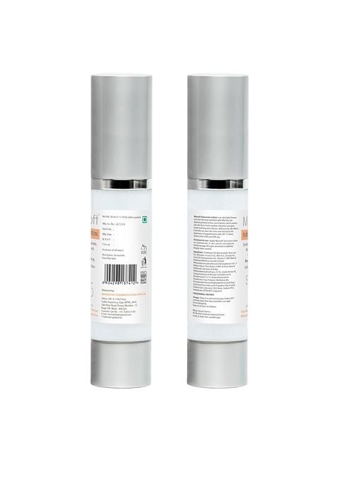 Maxisoft Set Of 3 Sunscreen Lotion Spf 75 Uva Uvb Protection 50 Ml Each