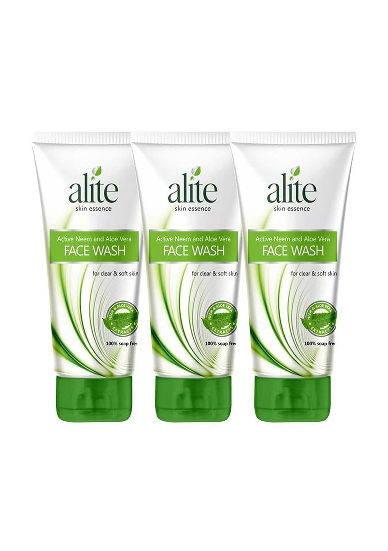 Alite Set Of 3 Neem Aloe Vera Face Wash 70 G Each