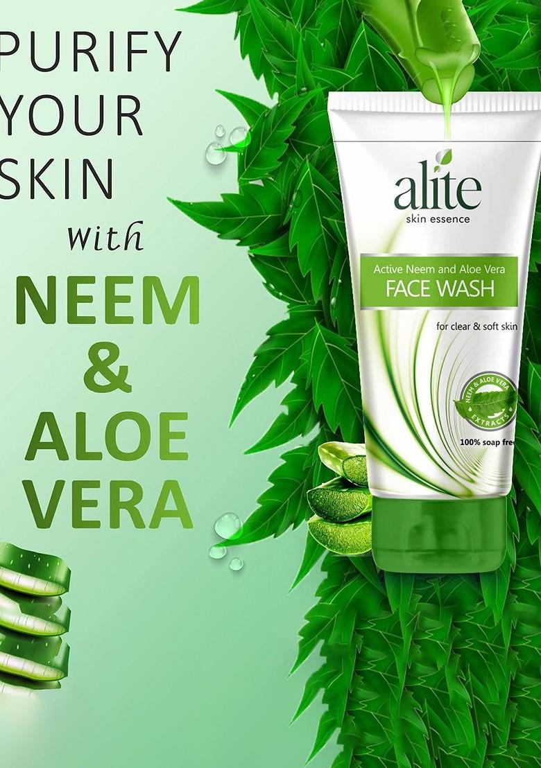 Alite Set Of 3 Neem Aloe Vera Face Wash 70 G Each