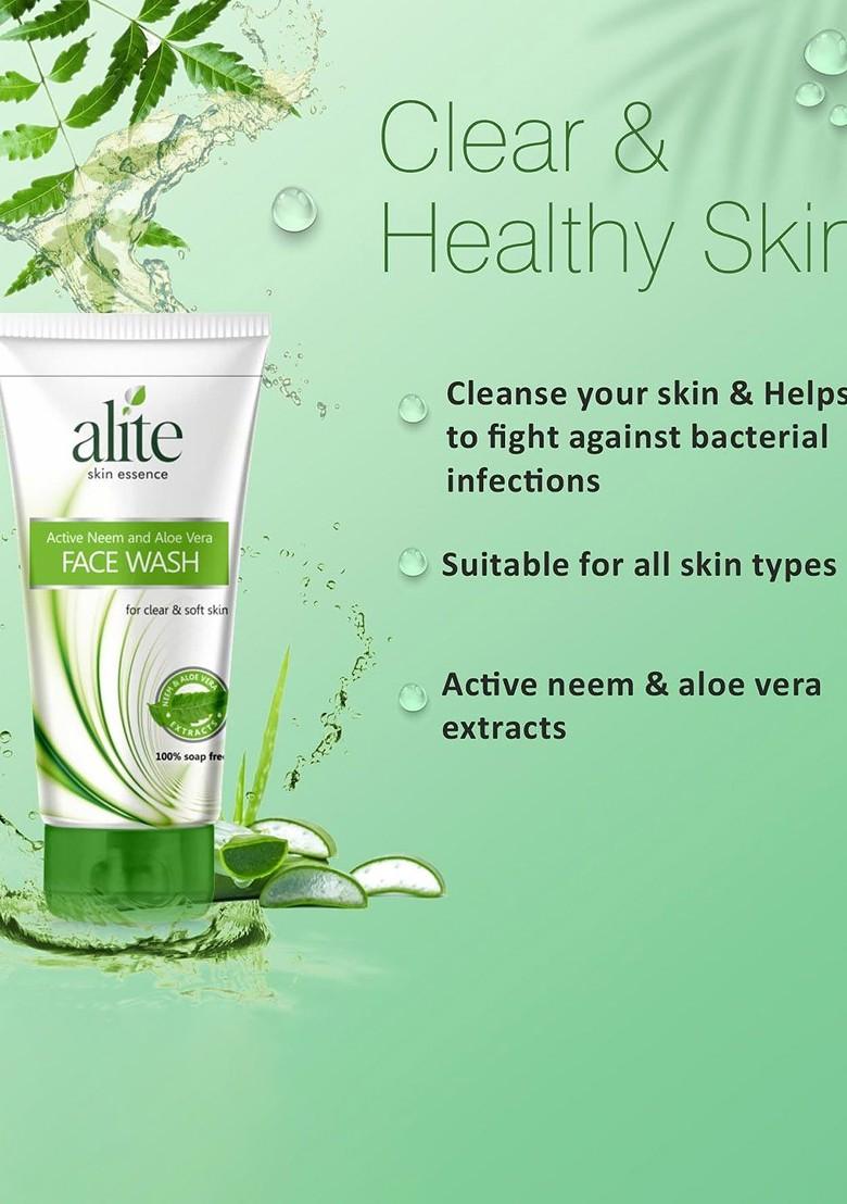 Alite Set Of 3 Neem Aloe Vera Face Wash 70 G Each