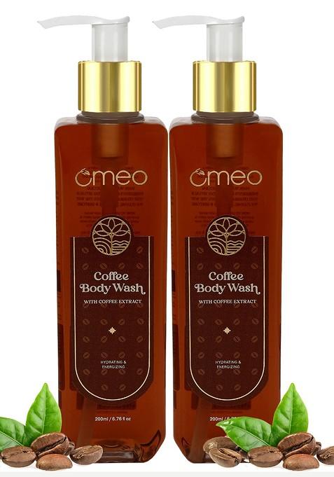 Omeo Set Of 2 Coffee Body Wash 200 Ml Each