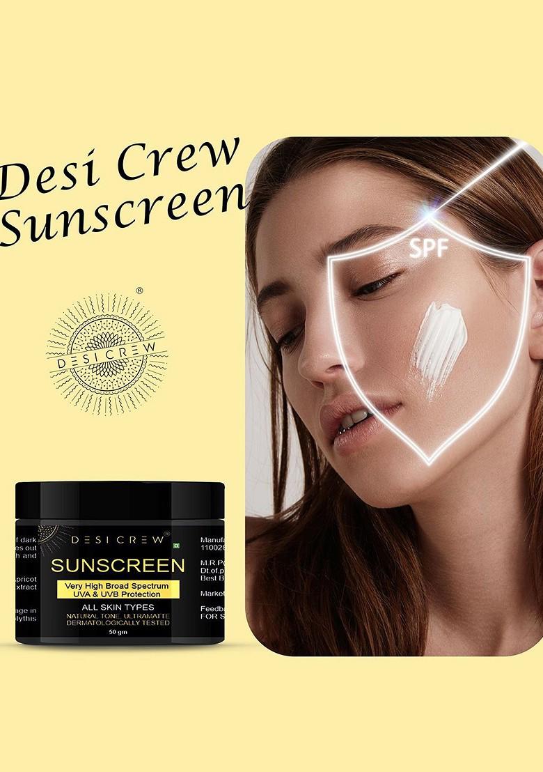 Desi Crew Set Of 4 Body Sunscreen 50 G Each