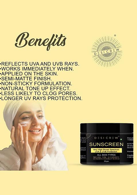 Desi Crew Set Of 4 Body Sunscreen 50 G Each