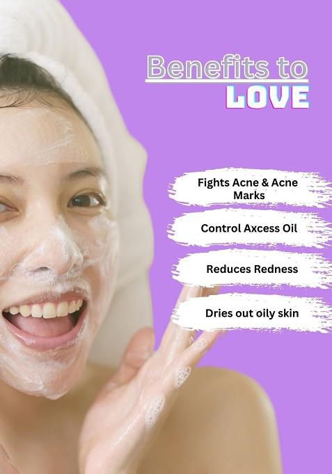 Dermistry Anti Acne 2 Salicylic Acid Foaming Deep Cleanser Toner Face Wash 150 Ml