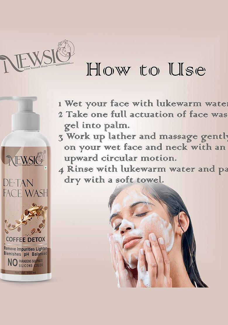 Newsio De Tan Face Wash 100 Ml
