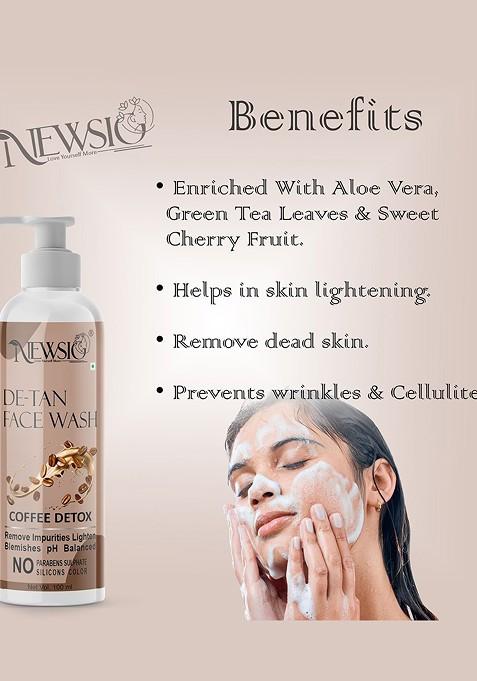 Newsio De Tan Face Wash 100 Ml