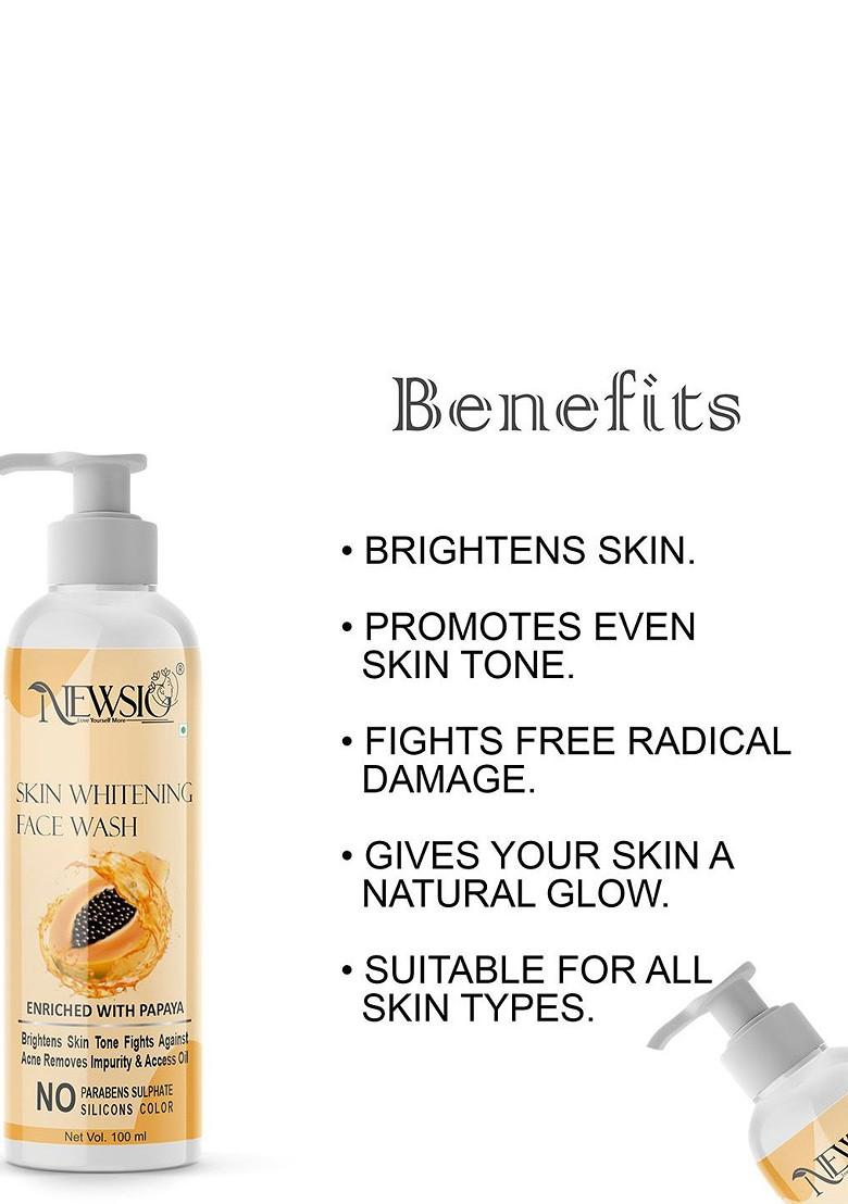 Newsio Set Of 3 Skin Whitening Face Wash 100 Ml Each