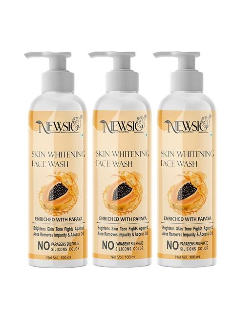 Newsio Set Of 3 Skin Whitening Face Wash 100 Ml Each