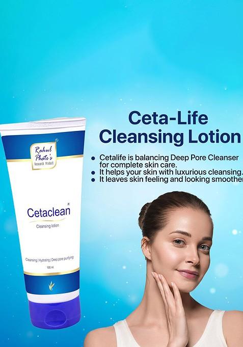 Rahul Phate Research Product Cetaclean Cleansing Lotion For Hydration 100 Ml
