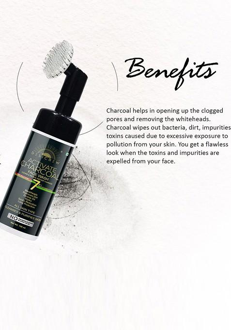 Desi Crew Activated Charcoal Face Wash 100 Ml