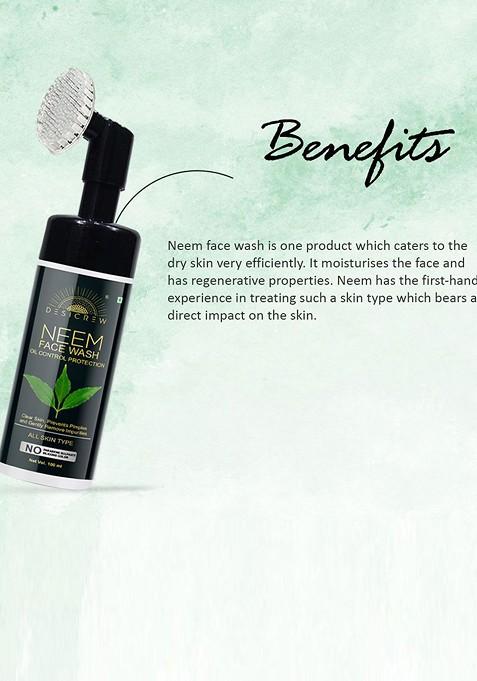 Desi Crew Set Of 3 Neem Face Wash For Oil Control Protection 100 Ml Each
