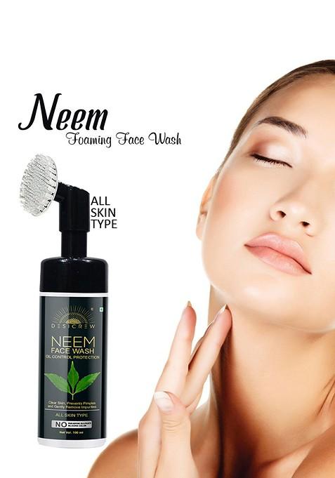 Desi Crew Set Of 4 Oil Control Neem Face Wash 100 Ml Each