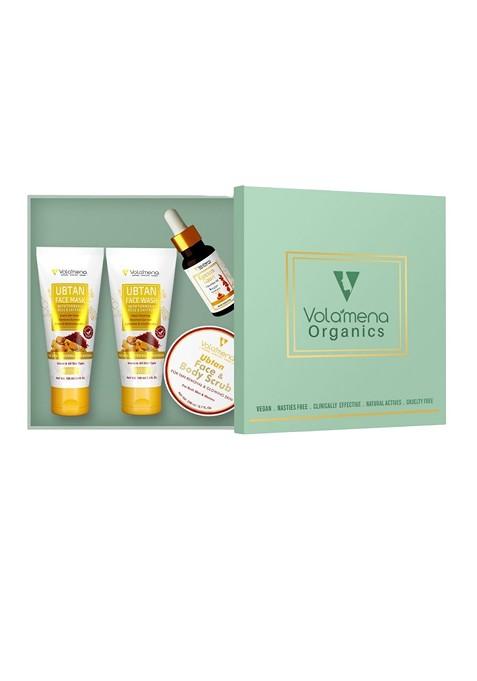 Volamena Ubtan Glow Face Wash Mask Scrub Oil Skin Care Kit