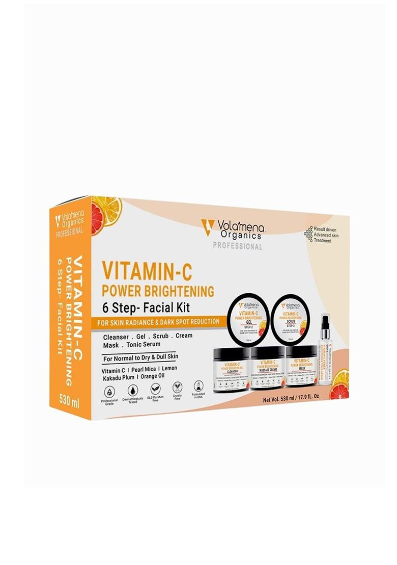 Volamena 6 Step Organics Vitamin C Power Brightening Facial Kit 280Ml