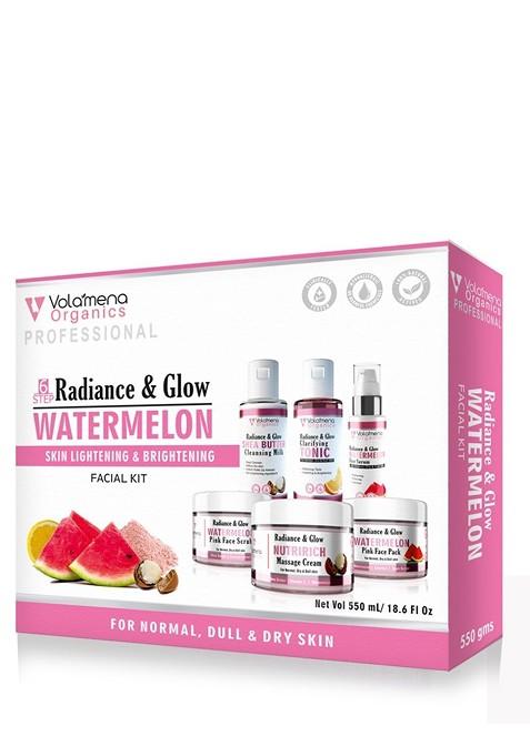 Volamena Organics Radiance Glow Watermelon Facial Kit 550 G
